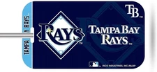 Tampa Bay Rays Luggage Tag, Team Colors, ID Backside