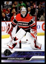 2023-24 Upper Deck Young Guns Jaxson Stauber Rookie Chicago Blackhawks #207