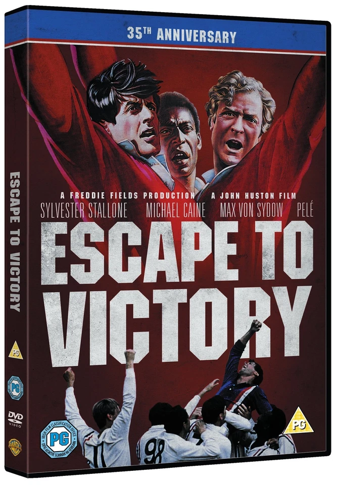 Victory (1981) (DVD) Bobby Moore Max von Sydow Michael Caine Pelé (UK IMPORT) - Image 2 of 2