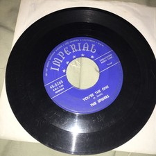 The Spiders 1954 R B 45 on Imperial  I Didn  t Want To Do It  Hear