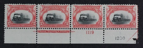CKStamps: US Stamps Collection Scott#295 Strip Mint 2NH 2H OG