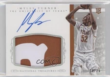 2015 Panini National Treasures College 8/25 Myles Turner Rookie Auto RC 0so2