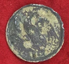 EXCAVATED CIVIL WAR RELIC EAGLE BREASTPLATE RECOVERED BATTLE GRAND ECORE 3/5/76