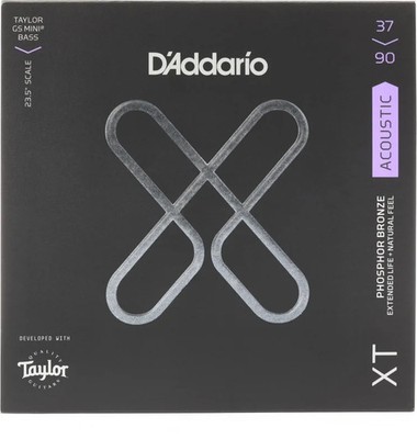 D'Addario XTB3790GS XT Taylor GS Mini Coated Phosphor Bronze Acoustic Bass