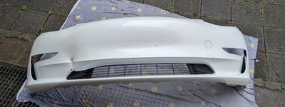 Tesla Model 3 LR Stoßstange Vorne Original OEM Pearl White 1530700-04-F
