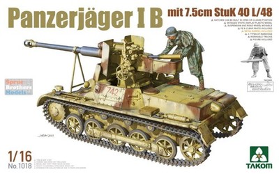 TAK01018 1:16 Takom Panzerjager IB mit 7.5cm StuK 40 L/48