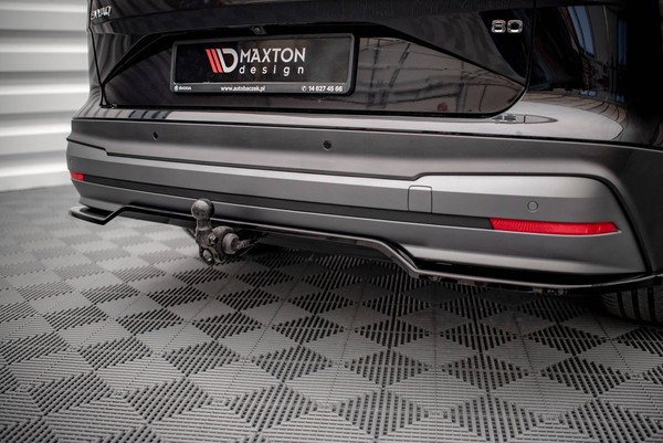 Maxton Design Diffusor Heckansatz Passend FüR Skoda Enyaq Iv Schwarz Hochglanz-image
