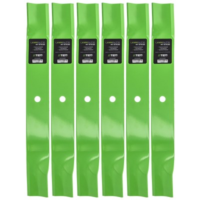 LawnRAZOR Deck Rolled Mower Blade for Bobcat 61 ZT 231 228 112111-03 6-Pack
