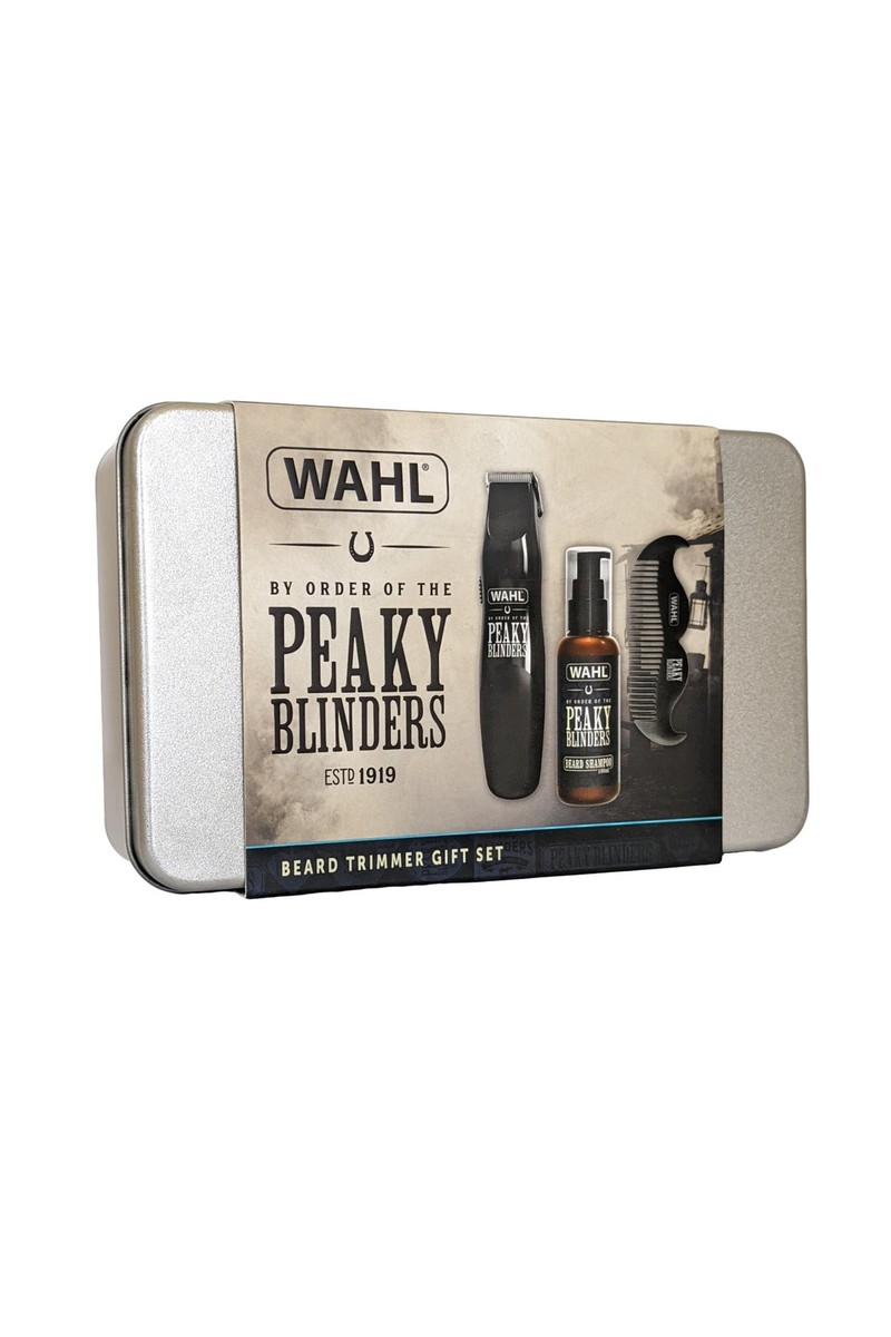 Peaky Blinders Wahl Beard Trimmer Gift Set Trimmer, Beard Shampoo