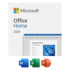 Microsoft Office Home 2024 1-User Physical Product Key Card for Windows  Mac