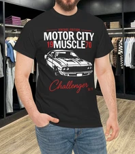 Vintage Motor City Muscle 1970 Challenger Classic Car Retro T-Shirt