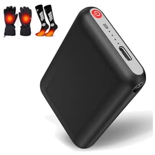 Safe & Reliable 5V2A Battery Pack for Heated Gloves, Socks, and Slippers