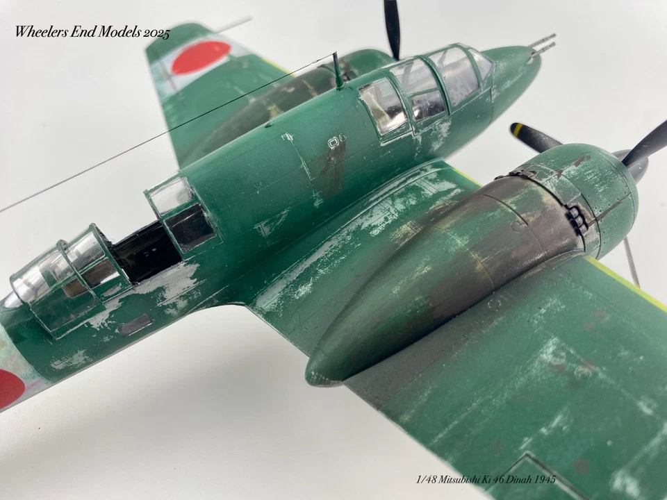 Pro built 1/48 Tamiya Japanse Mitsubishi Ki46 Dinah air defence fighter - Image 2 of 4