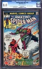 AMAZING SPIDER-MAN #122 CGC 8.0 CR/OW PAGES // DEATH OF GREEN GOBLIN MARVEL 1973