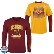 Outerstuff Boys Youth 8-20 Game Day Team Color 3 Pack T-Shirt and