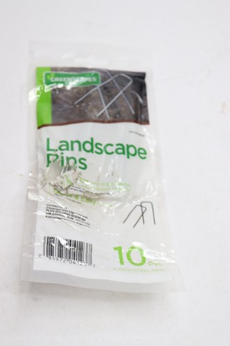 (10-Pk) Greenscapes Landscape Fabric Pins 4" 85364  - Picture 1 of 3