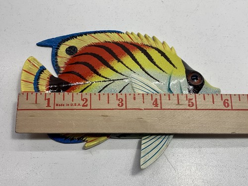 Lote De Colección 5 Imanes Nevera Frigorífico Esmaltados Peces Tropicales Decoración Cocina - Imagen 6 de 12