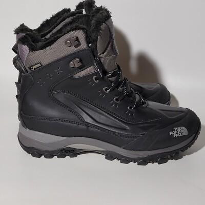 The North Face Women's Size 7 Gore-Tex Outdoor Hiking Boot Heal Cradle Pro Black