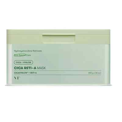 VT Cica Reti-A Mask 30 Sheets ? Skin Barrier Hydration & Pore Care ? K-Beauty