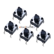 100PCS 6x6x6 mm Miniature Micro Momentary Tactile Tact Touch Push Button Switch