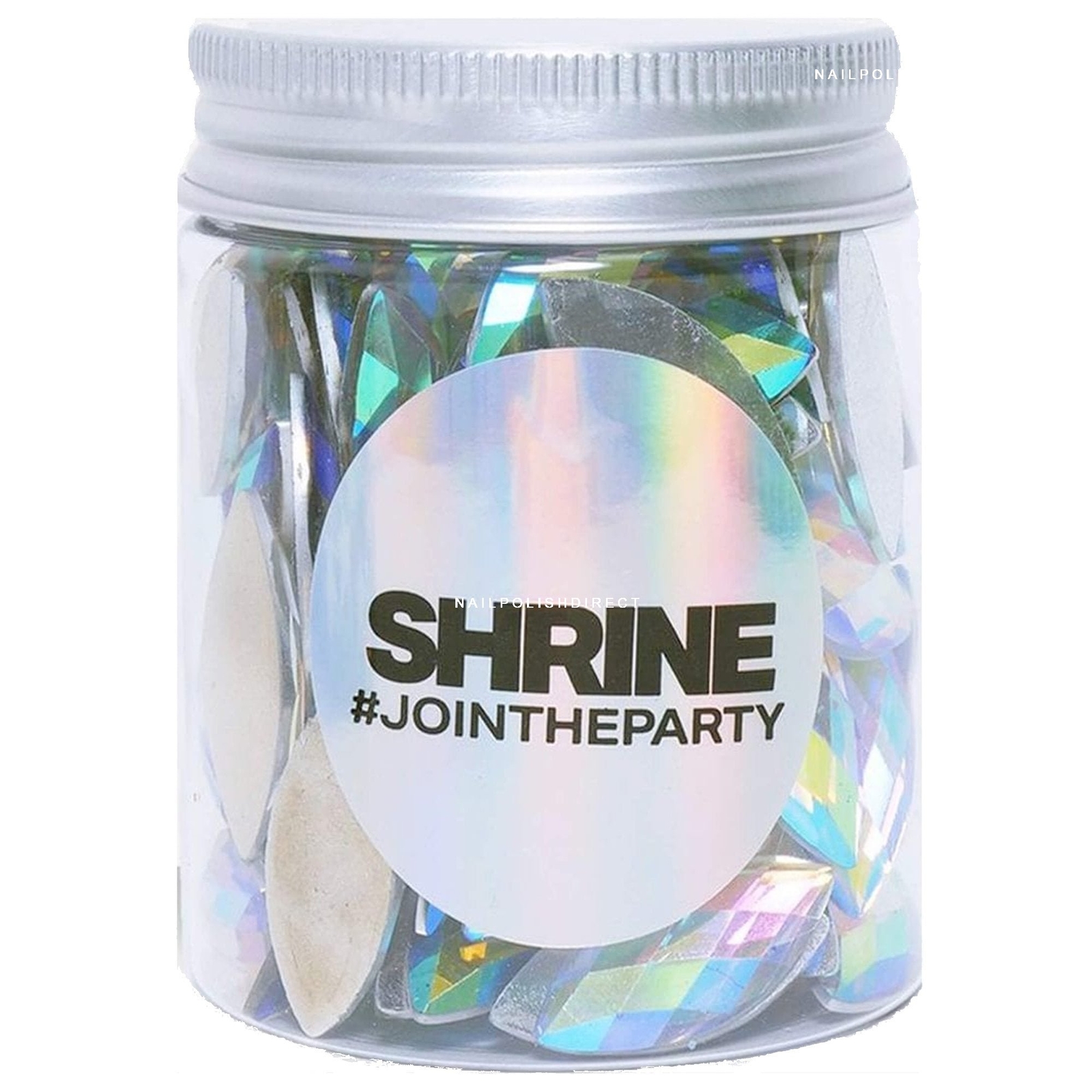 Shrine Individual Loose Face, Hair And Body Jewels Pot - Opal - Iridescent