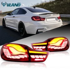 VLAND LED Tail Lights w/Animation For 14-20 BMW 4-Series 428i 435i 430i 440i M4