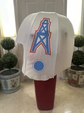 👀🔥HTF•NOS Houston Oilers•Tennessee Titans Helmet SPORTS-BRELLA  1980s👀🔥