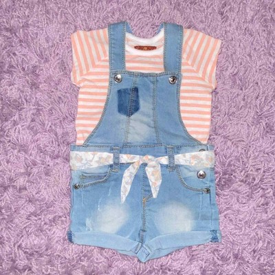 Mankind Baby Girls Overall Outfit 