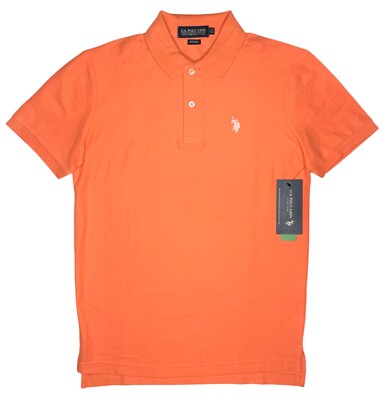 U.S. Polo Assn. #11676 NEW Men's Performance Pique Polo Shirt