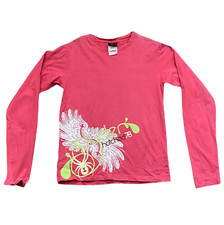 Girls Spyder Sweatshirt Size L Pink Long Sleeve Spider Hatched 78 Pullover