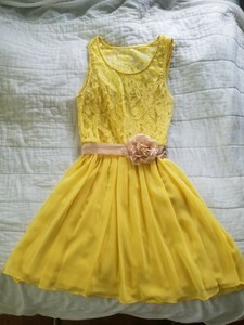 canary yellow sundress