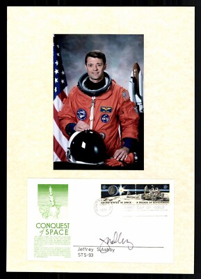 Jeffrey Ashby Amerikanischer Astronaut STS-93 Original Signiert # G 43994