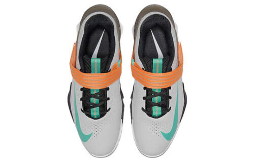 Nike Savaleos Men's Weightlifting Shoes Grey Fog Orange