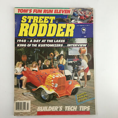 VTG Street Rodder Magazine July 1988 The Little Yellow Coupeup No Label