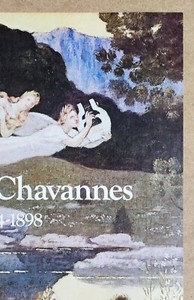 PUVIS DE CHAVANNES — Affiche originale d'exposition, Grand Palais, Paris — vue 6 sur 8