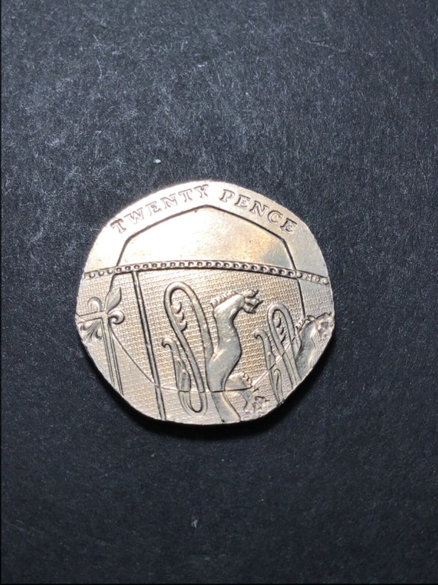 2008 Queen Elizabeth II D.G.REG.F.D twenty Pence UK Coin in AU
