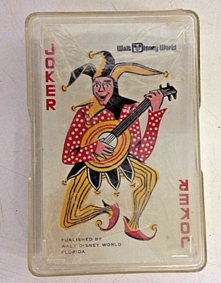 Vintage Walt Disney World Souvenir Playing Cards Magic Kingdom