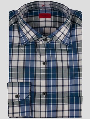 Isaia Multicolor Cotton Shirt IDCG9 Man
