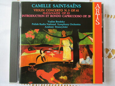 Camille Saint-Saens - Violin Concerto - Brodsky - Straszynski - CD Neuwertig