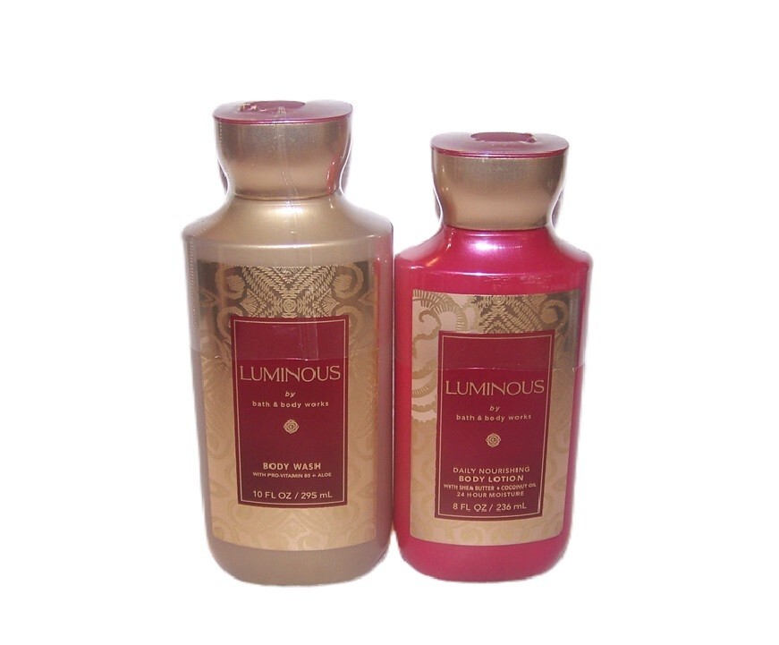 Luminous Body Wash & Lotion 2 Piece Set Bath & Body Works