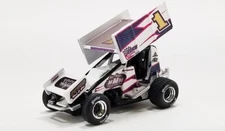 2022 LOGAN WAGNER ZEMCO # 1 WINGED SPRINT CAR  1:64 ACME A6422017 GMP