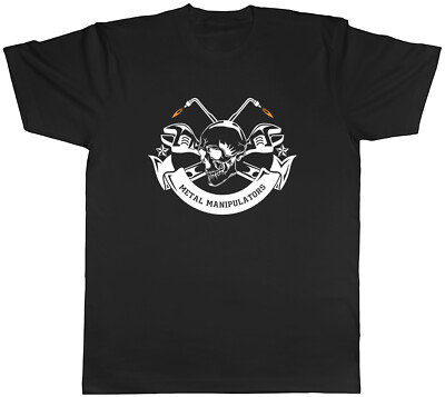 Metall Manipulatoren Herren T-Shirt Gothic Metall Schweißen Schweißer Tee Geschenk