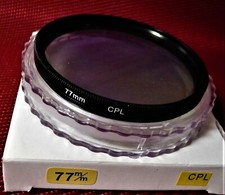 77mm Circular Polarizer Filter. Professional Grade. NEW 