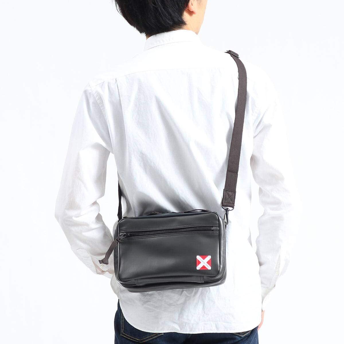 Yoshida PORTER LUGGAGE LABEL LINER SHOULDER BAG Khaki 951 Yoshida PORTER LUGGAGE LABEL LINER SHOULDER BAG Khaki 951