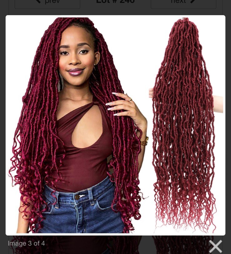Afro Goddess Faux Locs Braiding Hair Extensions Dredlock Crochet