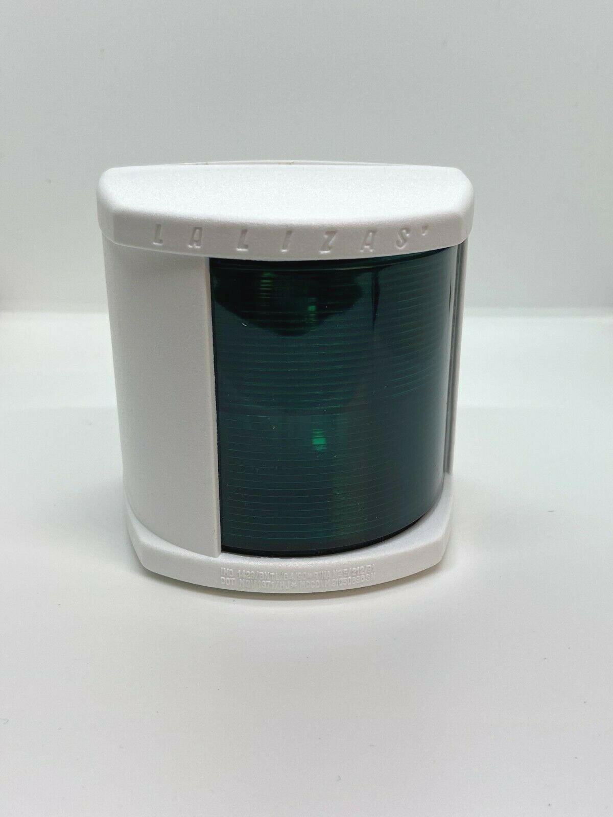 Lalizas Classic 20 1nm 20m Boat Navigation Light Starboard/Green, White Casing