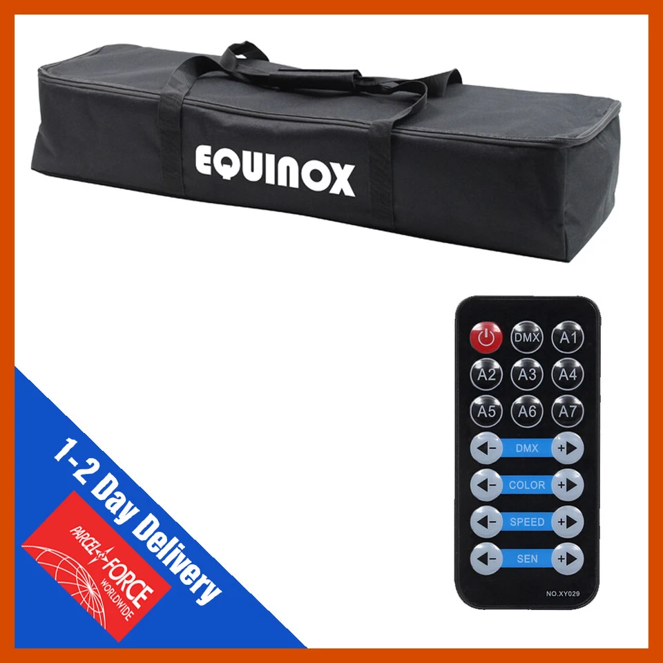 Equinox MicroPar Bar System All-in-One T-Bar LED DMX Par DJ Disco Lighting Kit - Image 4 of 4