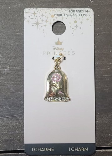 Disney Princess Gold Enchanted Rose Charm - NEW - Picture 3 of 3