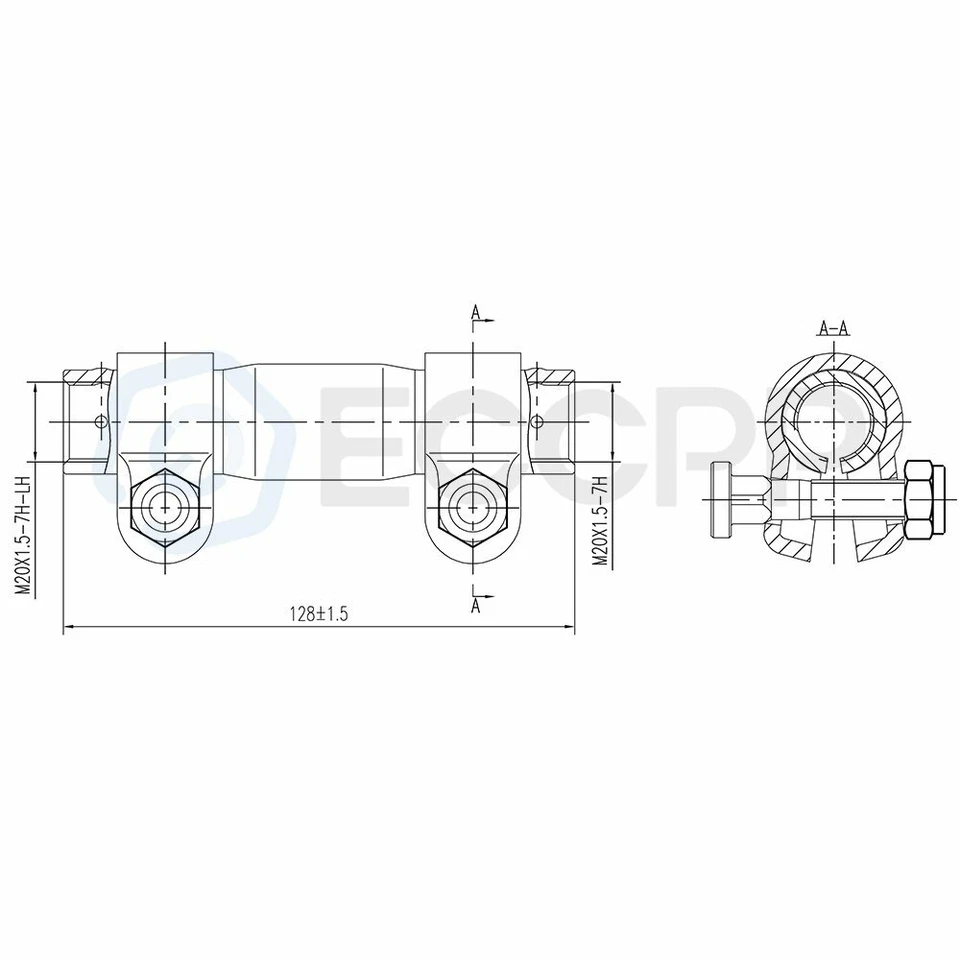 Kit de 6 eslabones de barra de dirección para Ford F150 F250 F350 Bronco 1980 1981-1985 tracción trasera Foto 2 de 4