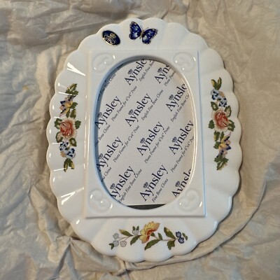 Aynsley Cottage garden Photo Picture Frame New In Box